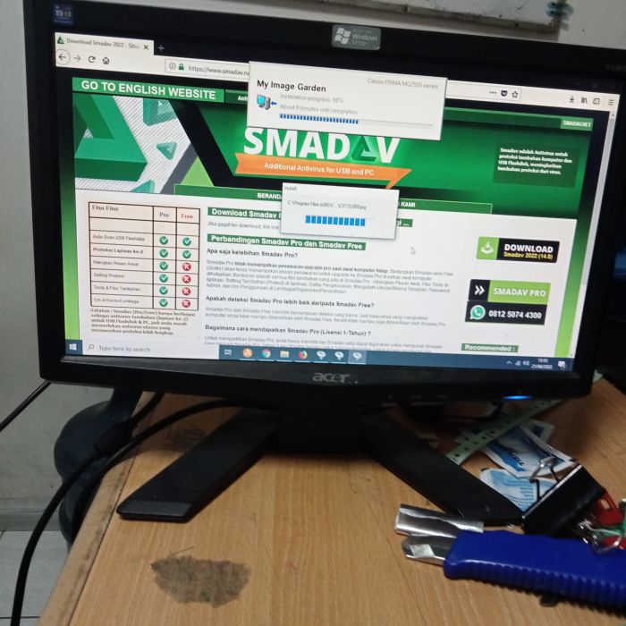 Hasil service computer untuk Eko - Permasalahan: , Tidak bisa masuk ke windows