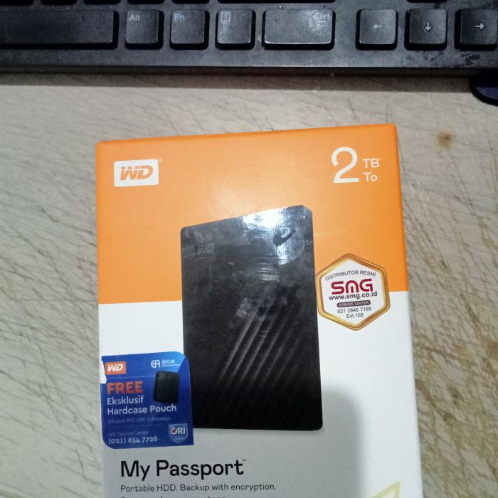 Hasil service harddisk untuk Iwan - Permasalahan: , Hdd masih baru WDMypassport 2TB ngga mau ke detect