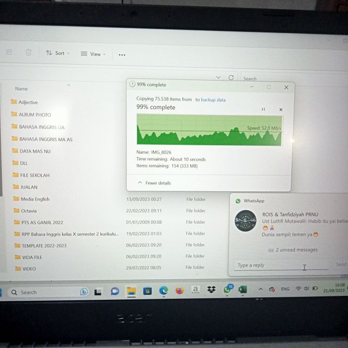 Hasil service laptop untuk Vida - Permasalahan: , Laptop tidak bisa di charger