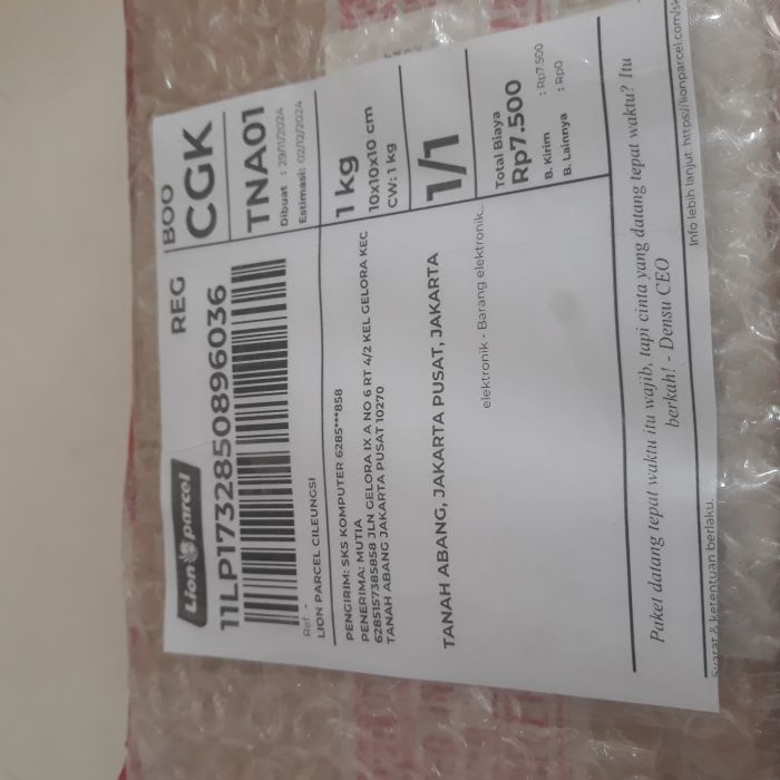 Hasil service harddisk untuk Arief - Permasalahan: , External hdd merek transcend tidak terbaca saat dihubungkan ke laptop